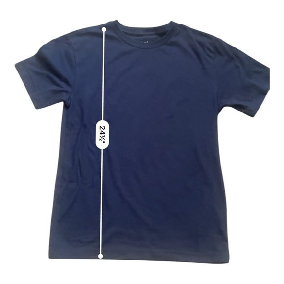 G George casual basic T-shirt Men  X Small navy blue round neck short sleeves - Picture 7 of 8